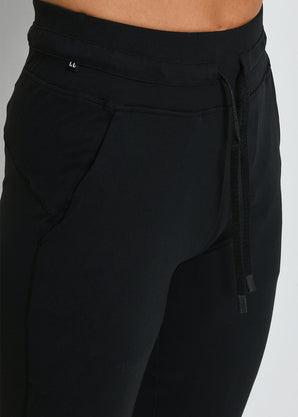 Recharge High Waisted Joggers - Midnight Black