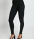 Suede Look Leggings - Black