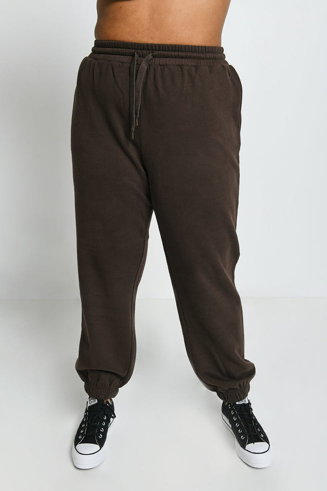 Curve Everyday Comfy Joggers - Espresso Brown