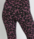 Everyday High Waisted Leggings - Black/Burgundy Floral