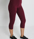 Everyday Cropped Leggings - Burgundy