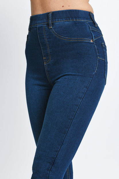 Curve Ankle Grazer Jeggings - Dark Blue