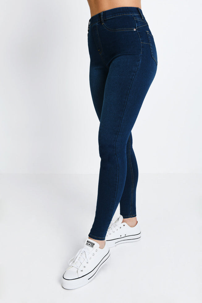 Curve Jeggings - Dark Blue