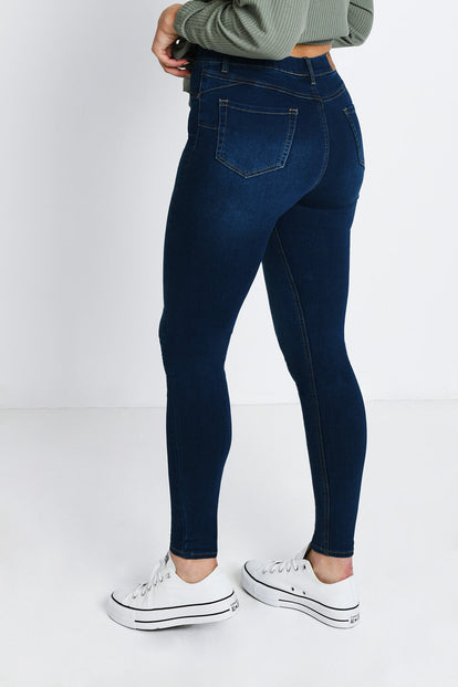 Curve Jeggings - Dark Blue