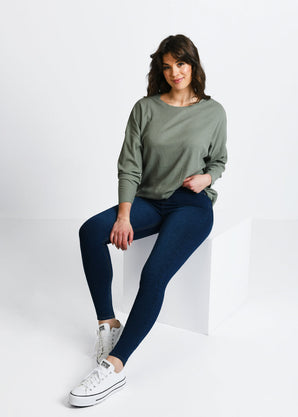 Curve Jeggings - Dark Blue