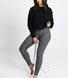 Luxe High Waisted Loungewear Leggings - Dark Grey Marl