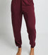 Luxe Lounge Jogger - Dark Cherry