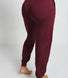 Luxe Lounge Jogger - Dark Cherry