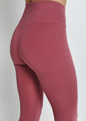 Focus High Waisted Sports Leggings - Dusty Pink