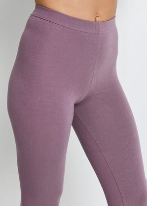 Everyday Cropped Leggings - Elderberry Purple
