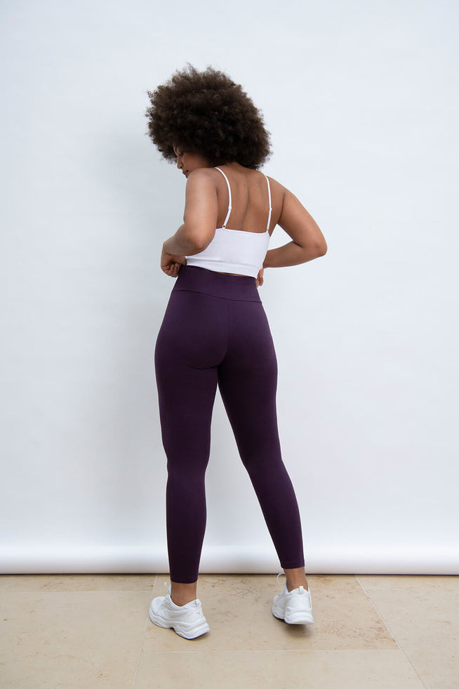 Everyday High Waisted Leggings - Acai Purple