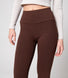 Everyday High Waisted Leggings - Chocolate Brown