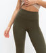 Everyday High Waisted Leggings - Khaki Green