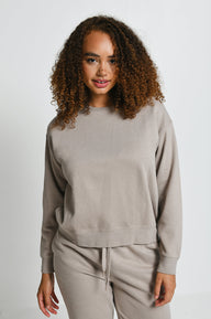 Everyday Comfy Sweatshirt - Oatmeal Beige