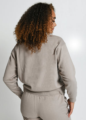 Everyday Comfy Sweatshirt - Oatmeal Beige