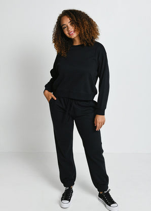 Everyday Comfy Sweatshirt - Black