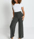 Knit Wide Leg Lounge Trousers - Grey