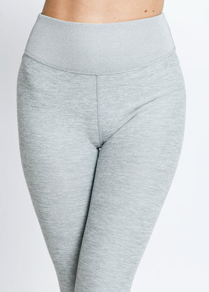 Luxe High Waisted Loungewear Leggings - Light Grey Marl