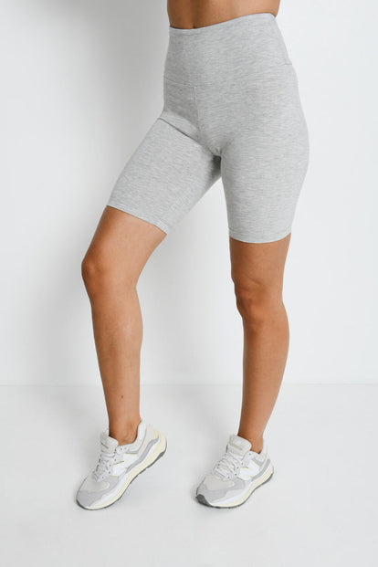 Lightweight Everyday Cycling Shorts - Light Grey Marl