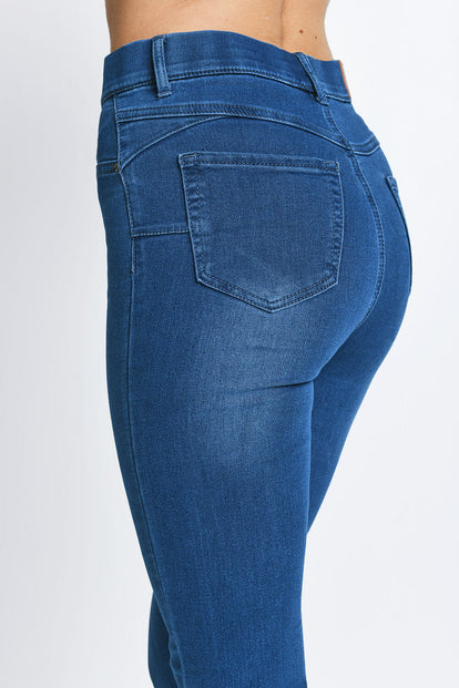 Curve Ankle Grazer Jeggings - Mid Blue