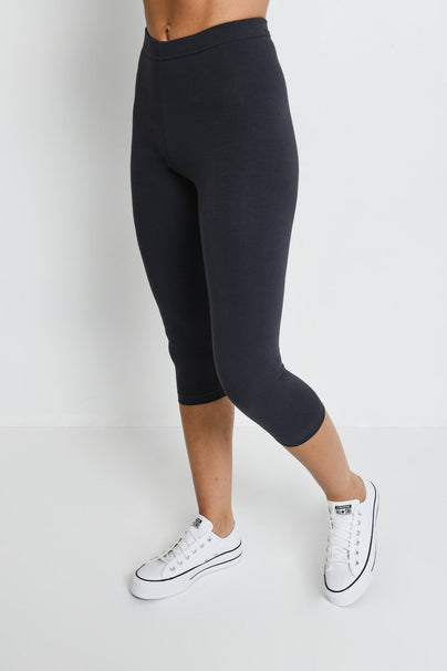 Everyday Cropped Leggings - Odyssey Grey