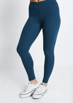 Everyday Leggings - Petrol Blue