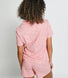 Pure Cotton Button Up Short Pyjama Set - Pink Dot