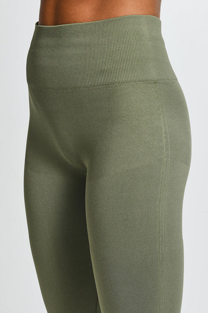 Ultimate High Waisted Seamless Leggings - Sage Green