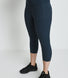 Energise Cropped High Waisted Gym Leggings - Thunder Blue