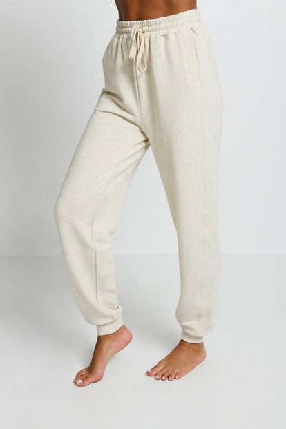 Luxe Lounge Jogger - Vanilla Marl