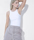 Cotton Rib Tank - White